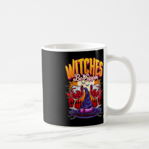 Witches be Sippin' Funny Halloween Party Witch Squ Coffee Mug