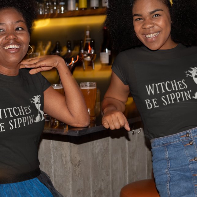 Witches be Sippin' Halloween Bachelorette October T-Shirt (Creator Uploaded)