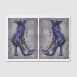 Witches Boot Decoupage Tissue Paper Left and Right
