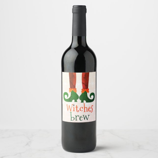 Witches Brew 2 Wine Label (Front)