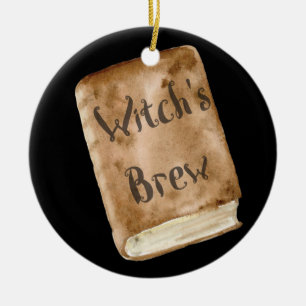Witches Brew Ceramic Ornament