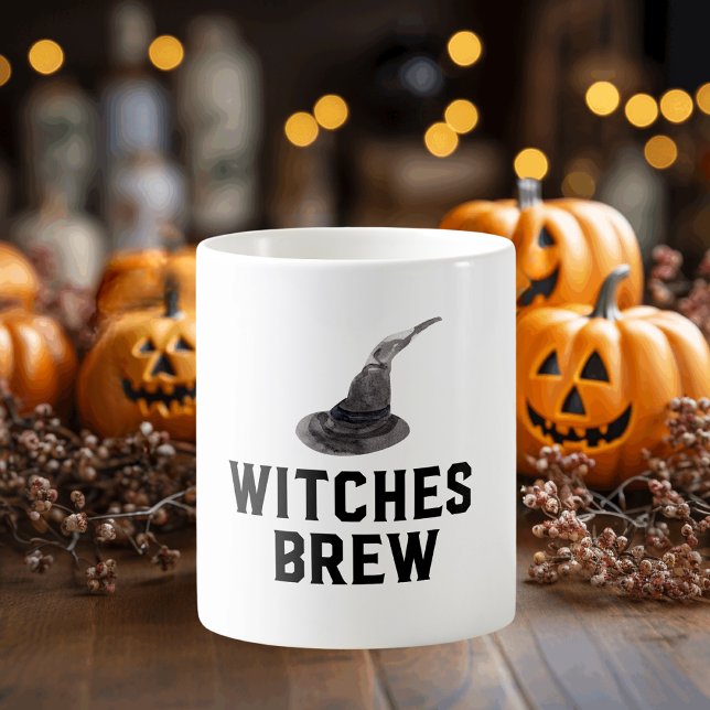 Witches Brew | Happy Halloween | Witches Hat Coffee Mug (Creator Uploaded)