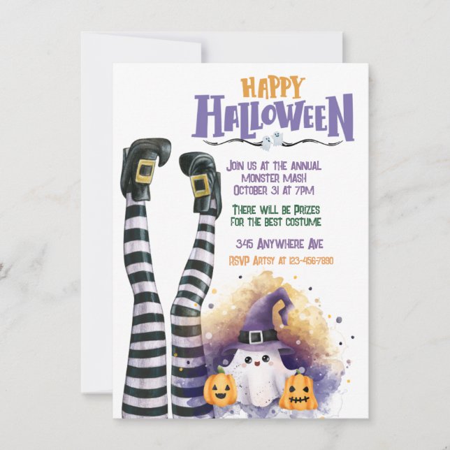 Witches Brew  Invitation (Front)