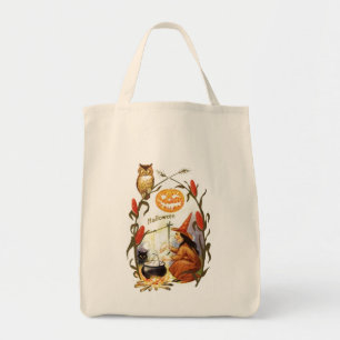 Witches Brew Vintage Halloween Tote Bag