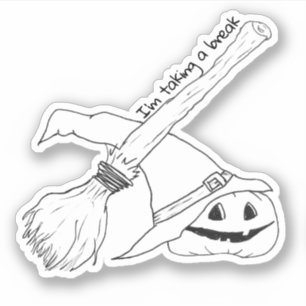 Witches Broom Halloween