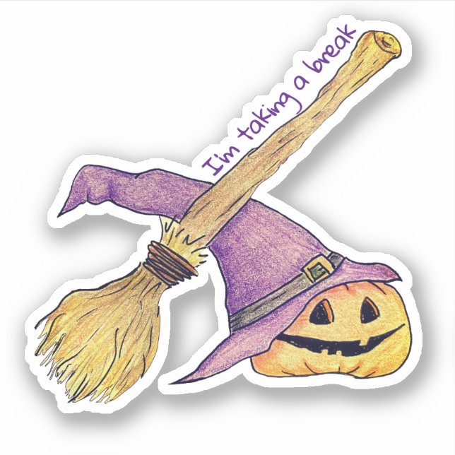 Witches Broom Halloween (Front)