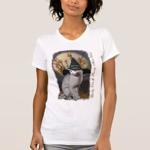 Witches Cat Humourous Tee