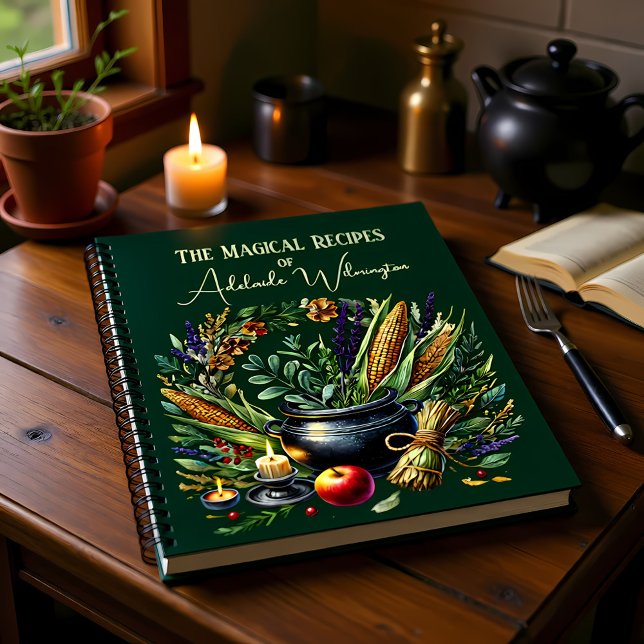 Witches' Cauldron Recipes Personalised Notebook (Creator Uploaded)