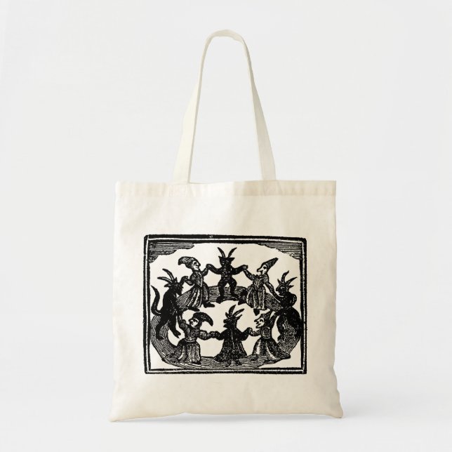 Witches Circle Dance Tote Bag (Front)