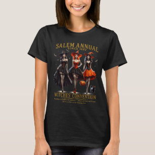 Witches' Convention Halloween Girls Salem Annual S T-Shirt