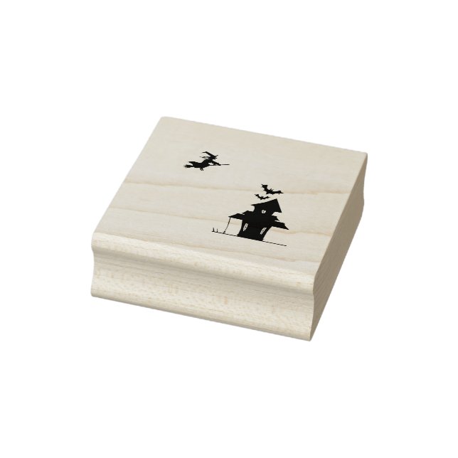 Witches Cottage Rubber Stamp (Stamp)