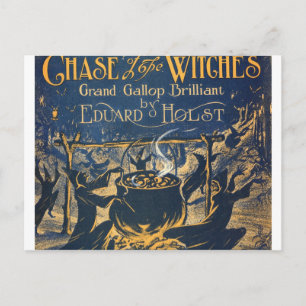 witches coven postcard