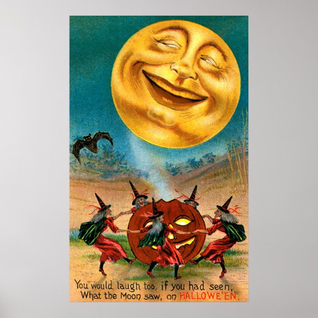 Witches Dancing Under the Moon Poster (Front)