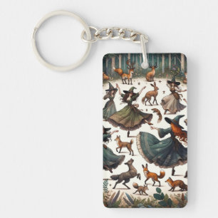 Witches Dans: Enchanted Forest Gathering Key Ring