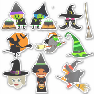 Witches Decal Sticker Sheets