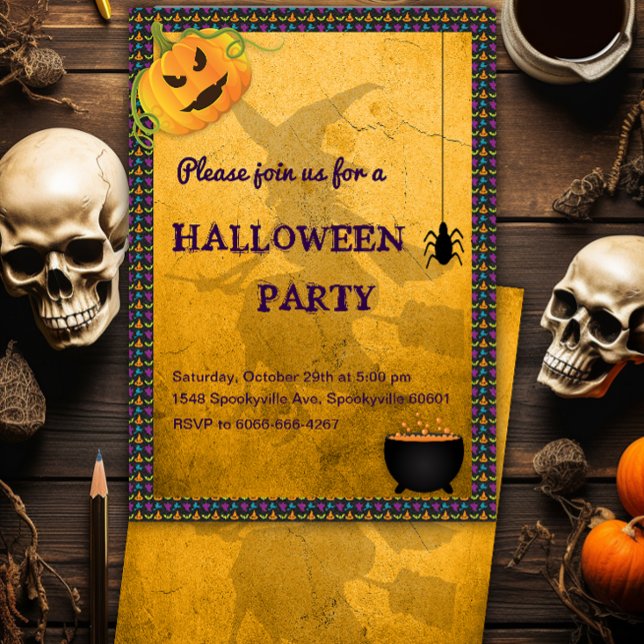 Witches Den Halloween Invitation (Creator Uploaded)