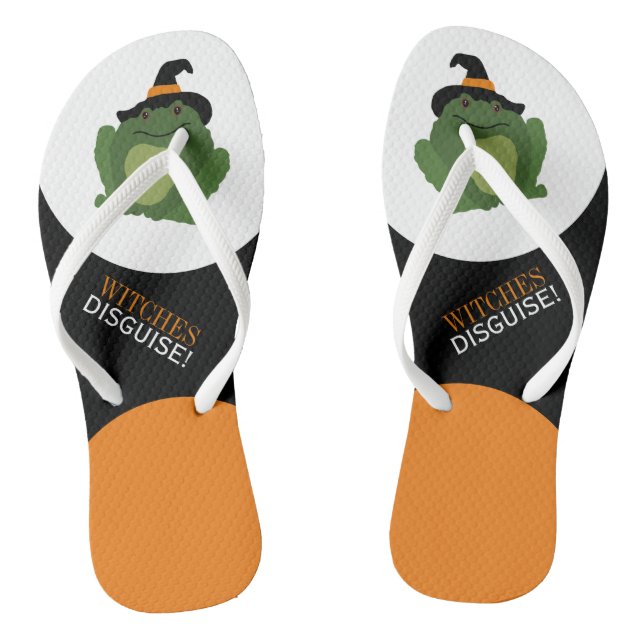Witches Disguise! Cute Witch Toad Thongs (Footbed)