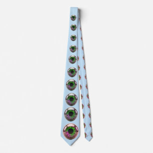 Witches Eyeballs Halloween Tie