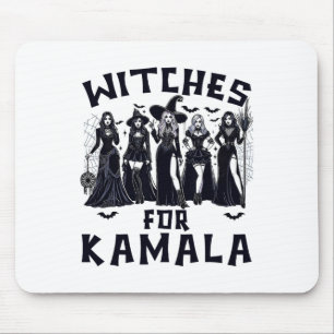 Witches For Kamala Harris Election 2024 Halloween  Mouse Pad