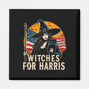 Witches For Kamala Harris Halloween Political Elec Magnet