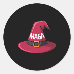 Witches For Trump - Funny Trump Halloween Shirt  Classic Round Sticker