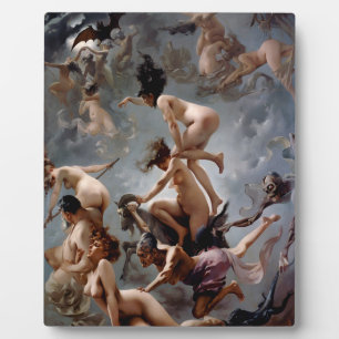 Witches Going to The Sabbath - Luis Ricardo Falero Plaque