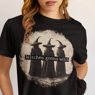Witches Gonna Witch Halloween Tri-Blend Shirt
