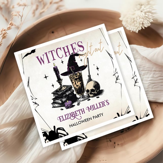 Witches Halloween Night Party Napkin (Creator Uploaded)