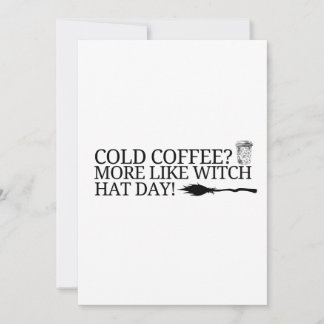 witches hats transparent invitation