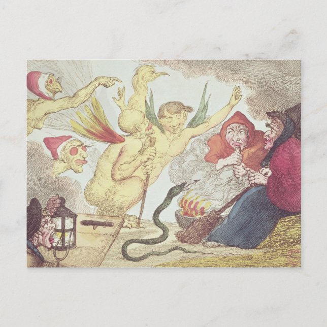 Witches in a Hayloft Postcard (Front)