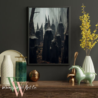 Witches in the Forest Halloween  Poster