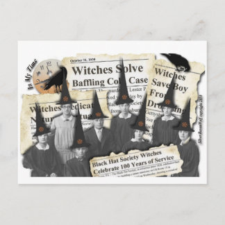 Witches in the News! Post Card