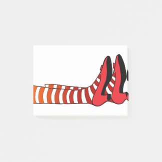 witches legs post-it notes