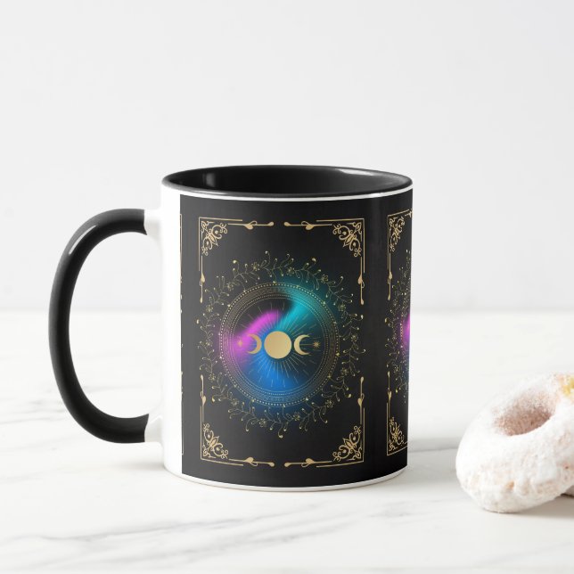 Witches Lunar eclipse Mug (With Donut)