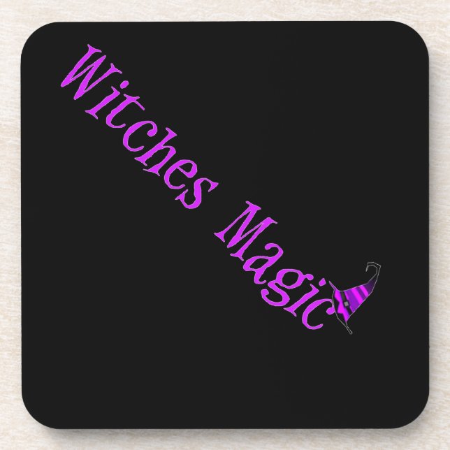 Witches Magic Hat Coaster (Front)