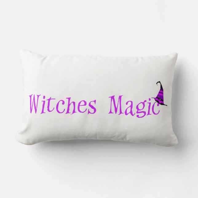 Witches Magic Hat Lumbar Cushion (Front)