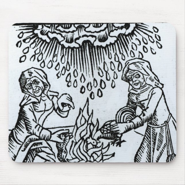Witches Making a Spell, 1489 Mouse Pad (Front)