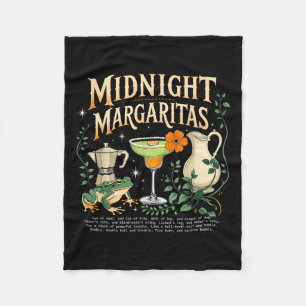 Witches Midnight Margaritas Soky Tail  Fleece Blanket