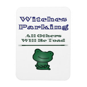 Witches Parking Magnet