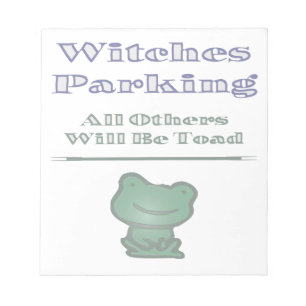 Witches Parking Notepad