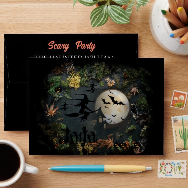 Witches Party Night Envelope (Desk)