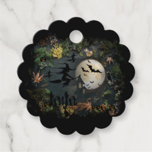 Witches Party Night Favour Tags