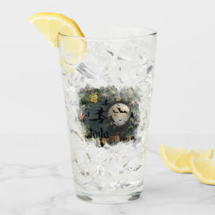 Witches Party Night Glass
