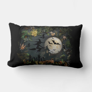 Witches Party Night Lumbar Cushion