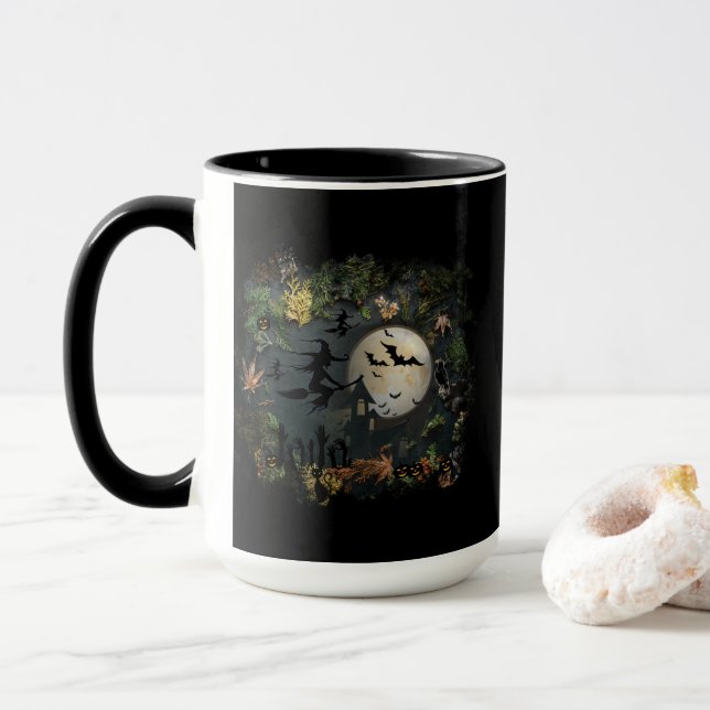 Witches Party Night Mug (With Donut)
