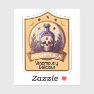 Witches Potion Serpent's Sigh Label