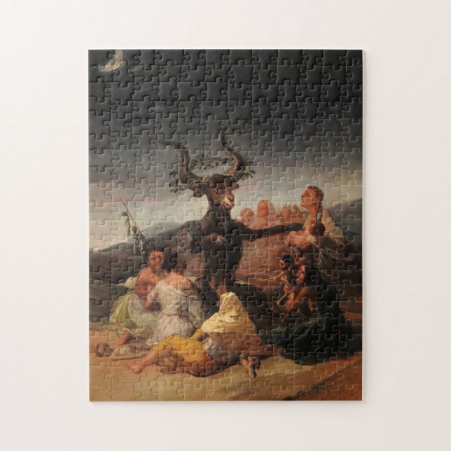 Witches' Sabbath by Francisco de Goya Jigsaw Puzzle (Vertical)