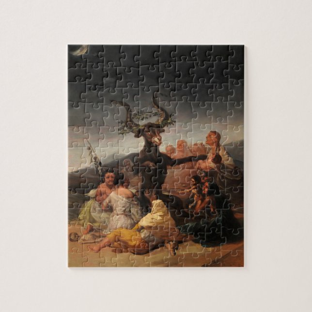 Witches' Sabbath by Francisco de Goya Jigsaw Puzzle (Vertical)