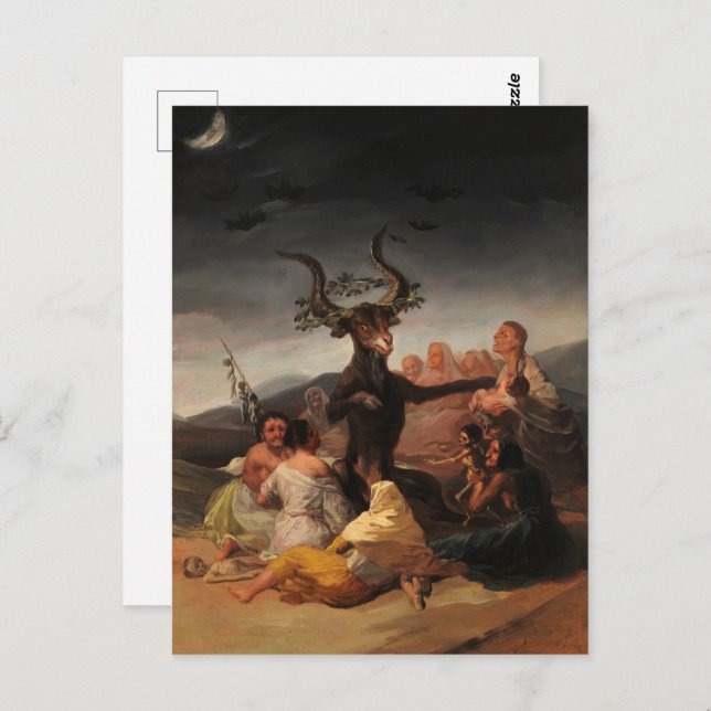 Witches' Sabbath by Francisco de Goya Postcard (Front/Back)