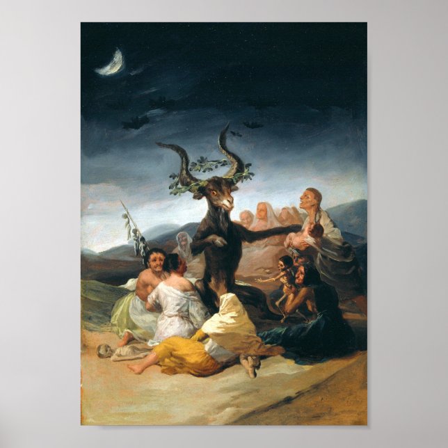Witches' Sabbath (Goya, 1798) Poster (Front)